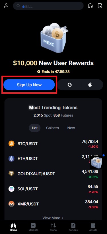 Sign Up