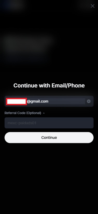 Enter email